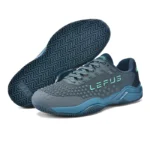 Men Women Breathable Badminton Shoes Large Size Blue Gray Tennis Sneakers for Gym Walking Training Shoes - Image 3
