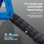 Padel racket Paddle racket 100% carbon EVA elastic memory foam core Lightweight thick tennis racket Carbon fiber padel racket - Image 5