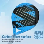 Padel racket Paddle racket 100% carbon EVA elastic memory foam core Lightweight thick tennis racket Carbon fiber padel racket - Image 3