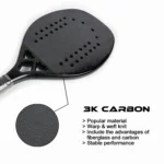 KEVLAR-Carbon Beach Tennis Racket, EVA Soft Memory Foam Core, 3K, 12K, 18K - Image 3