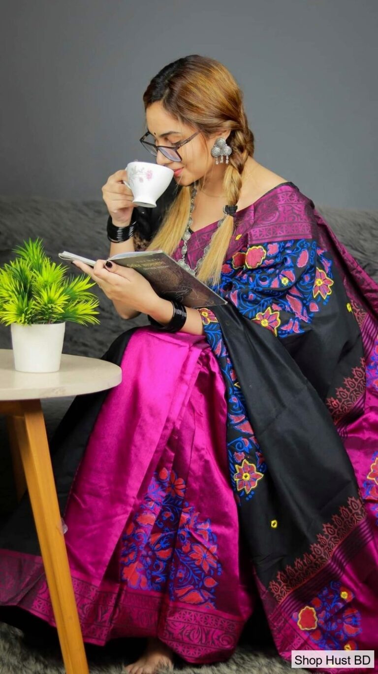 ধুপিয়ান সিল্ক শাড়ি
