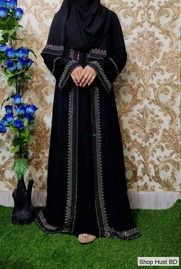 Stone Koti Borka with Hijab