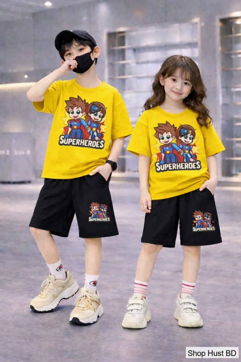 Drop Shoulder Baby T-Shirt and Pant Set