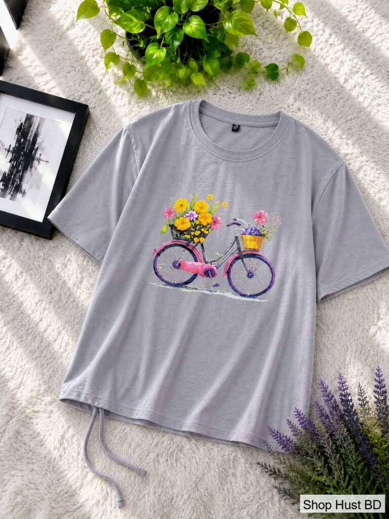 Stylish Ladies Drop Shoulder Tshirt