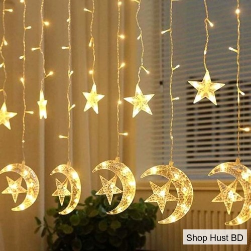Moon & Star Fairy Light