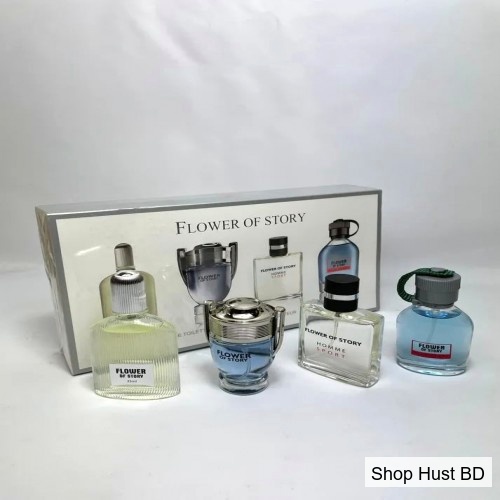Flower of Story Perfume for Men 4 in 1 Combo